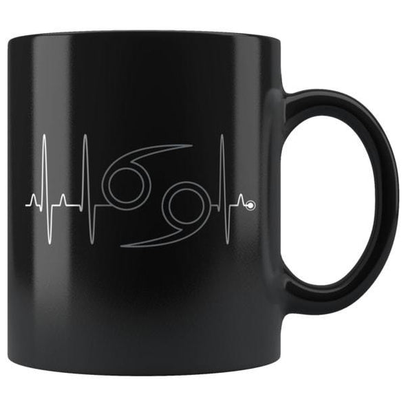 teelaunch Drinkware 11oz Cancer - Zodiac Arrest Black Mug