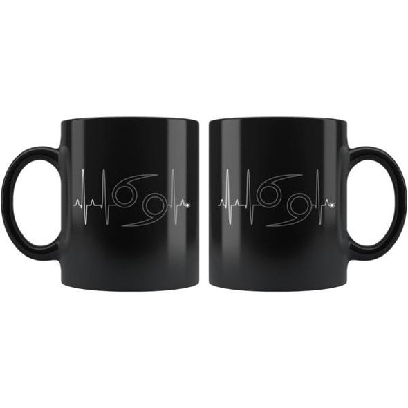 teelaunch Drinkware 11oz Cancer - Zodiac Arrest Black Mug