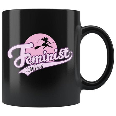 teelaunch Drinkware 11oz Feminist Witch Black Coffee Mug