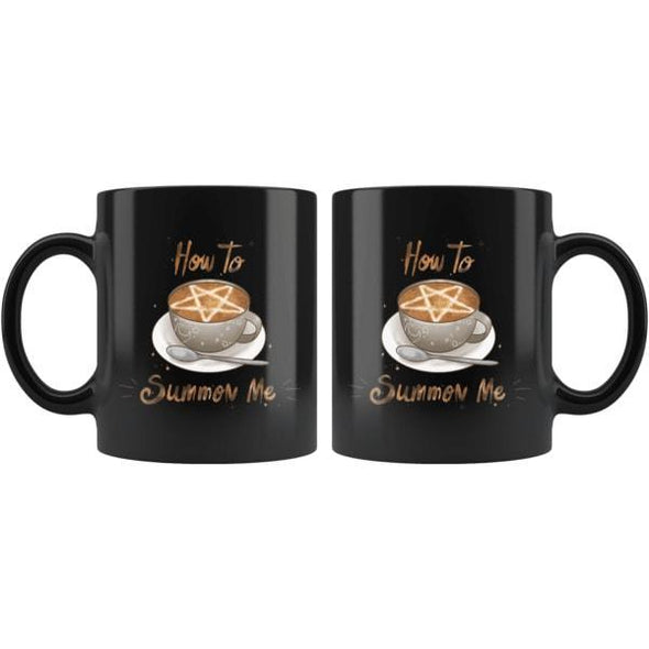 teelaunch Drinkware 11oz How To Summon Me Mug