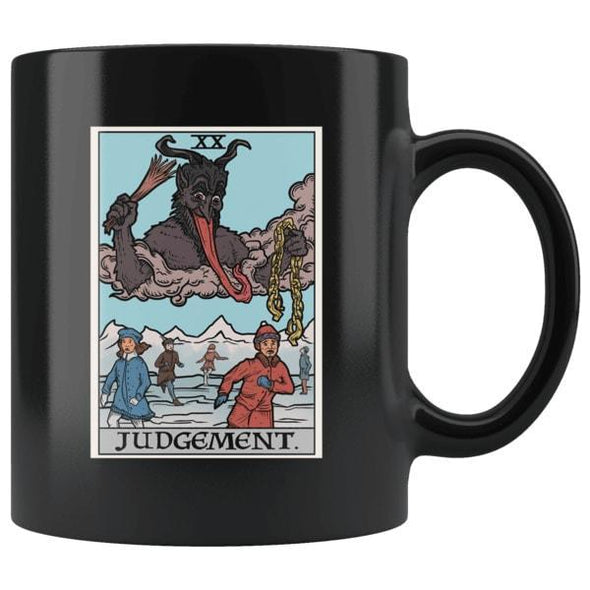teelaunch Drinkware 11oz Judgement By Krampus Mug