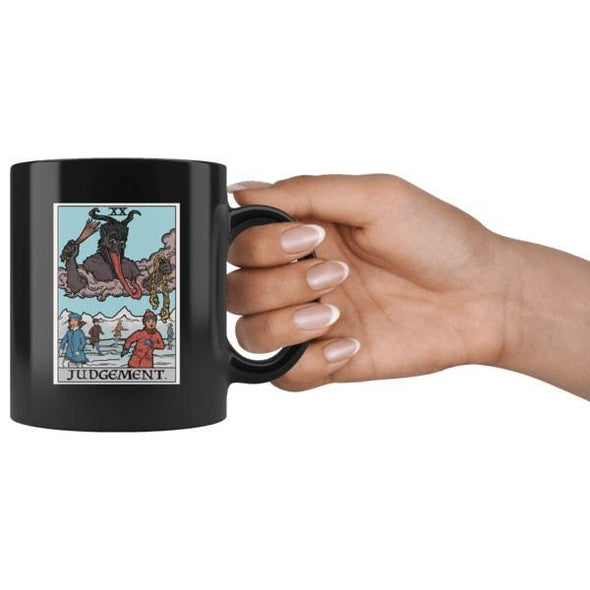 teelaunch Drinkware 11oz Judgement By Krampus Mug