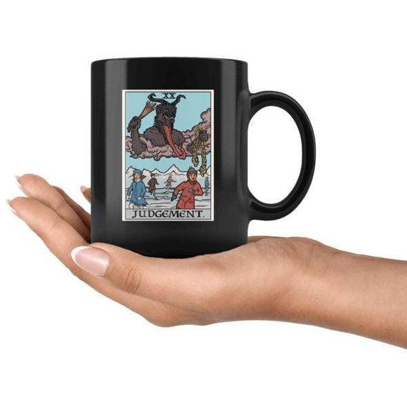 teelaunch Drinkware 11oz Judgement By Krampus Mug