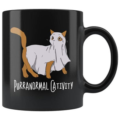 teelaunch Drinkware 11oz Purranormal Cativity Black Coffee Mug
