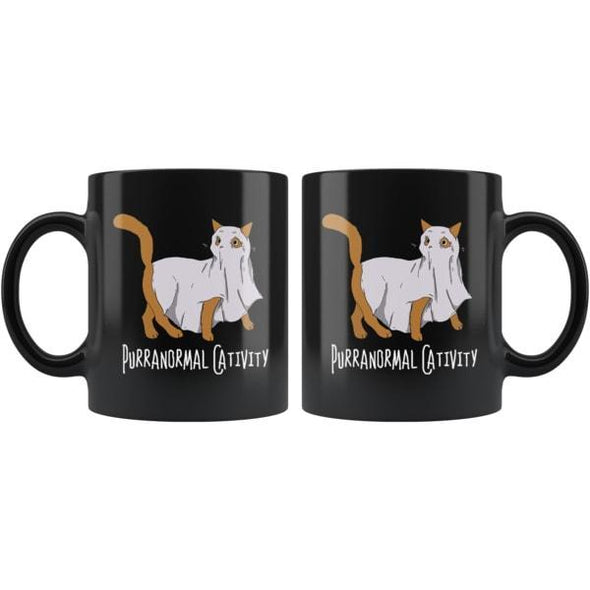 teelaunch Drinkware 11oz Purranormal Cativity Black Coffee Mug