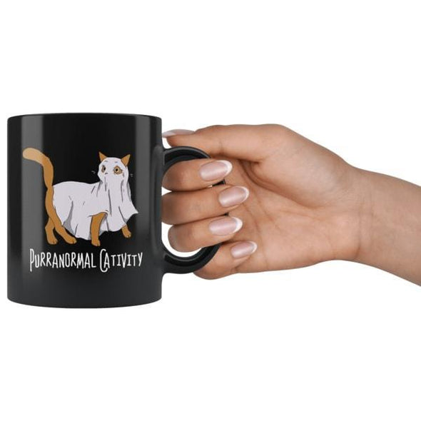 teelaunch Drinkware 11oz Purranormal Cativity Black Coffee Mug