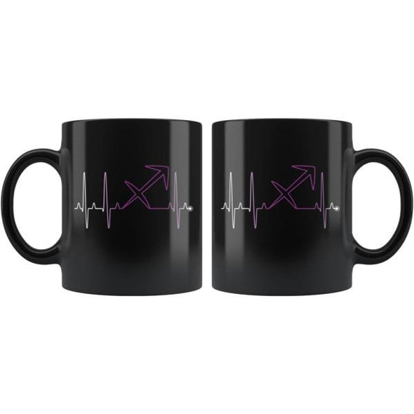 teelaunch Drinkware 11oz Sagittarius - Zodiac Arrest Black Coffee Mug