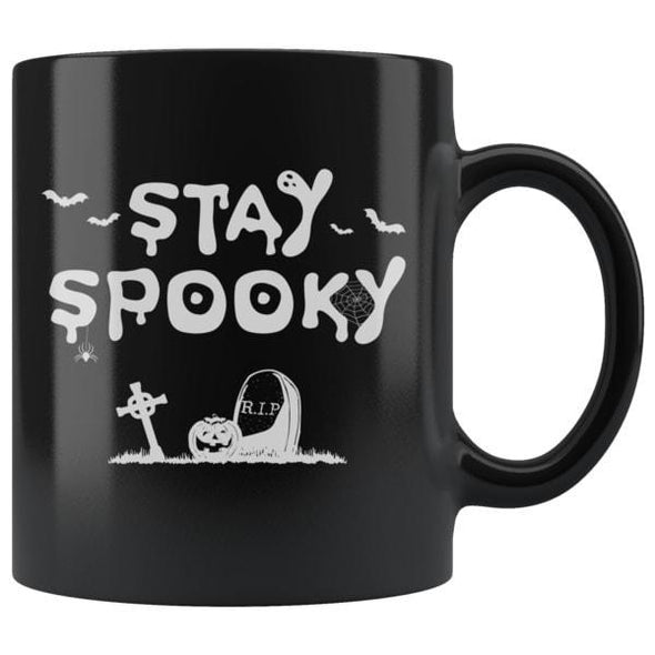 teelaunch Drinkware 11oz Stay Spooky Black Coffee Mug