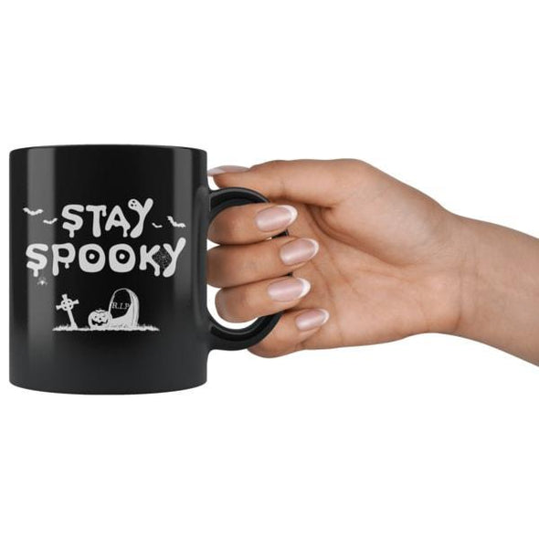 teelaunch Drinkware 11oz Stay Spooky Black Coffee Mug
