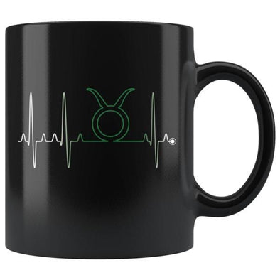 teelaunch Drinkware 11oz Taurus - Zodiac Arrest Black Coffee Mug