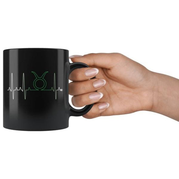 teelaunch Drinkware 11oz Taurus - Zodiac Arrest Black Coffee Mug