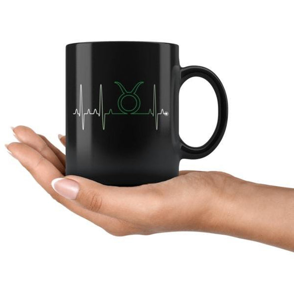 teelaunch Drinkware 11oz Taurus - Zodiac Arrest Black Coffee Mug