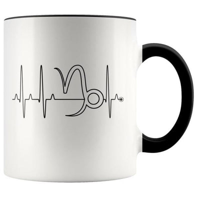 teelaunch Drinkware Black Capricorn - Zodiac Arrest Accent Coffee Mug