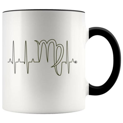 teelaunch Drinkware Black Virgo - Zodiac Arrest Accent Coffee Mug