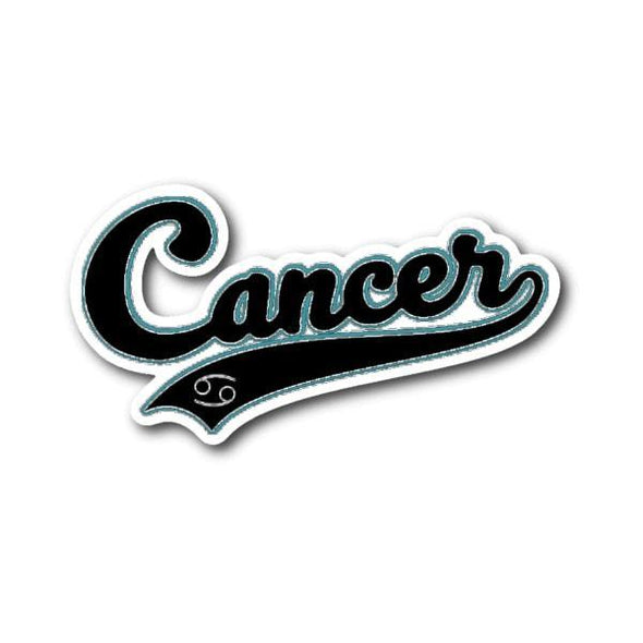 teelaunch Stickers Sticker Cancer - Baseball Style Sticker