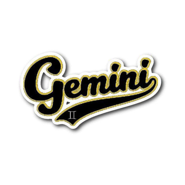 teelaunch Stickers Sticker Gemini - Baseball Style Sticker