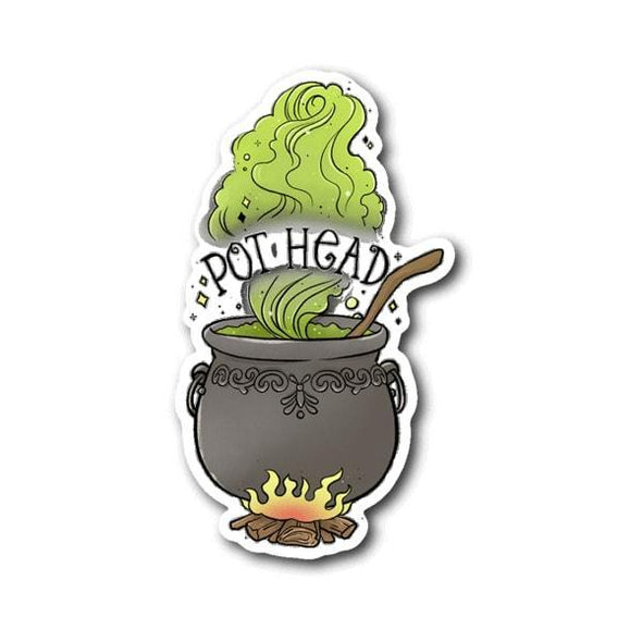 teelaunch Stickers Sticker Pot Head Sticker