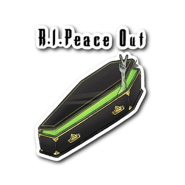 teelaunch Stickers Sticker R.I.Peace Out Sticker