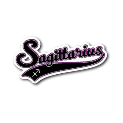 teelaunch Stickers Sticker Sagittarius - Baseball Style Sticker