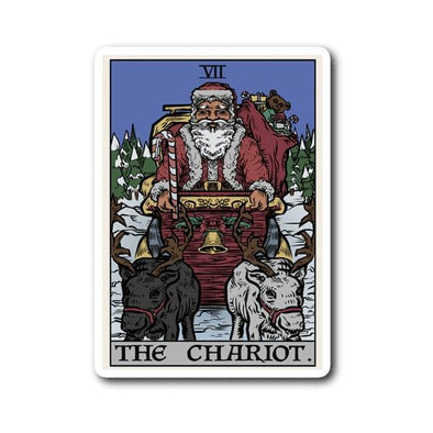 teelaunch Stickers Sticker The Chariot - Christmas Edition Sticker
