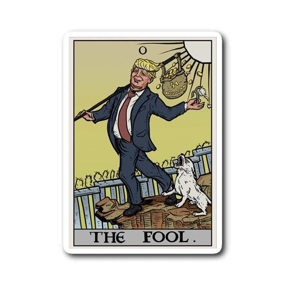The Fool Tarot Card - Ghoulish Edition Sticker 
