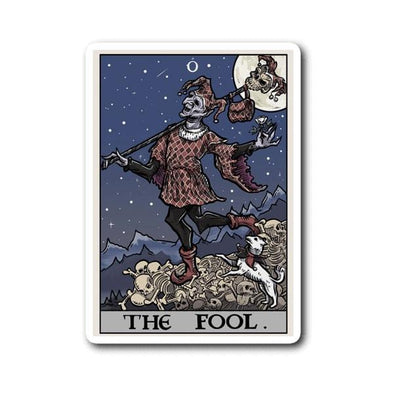 teelaunch Stickers Sticker The Fool Tarot Card Sticker