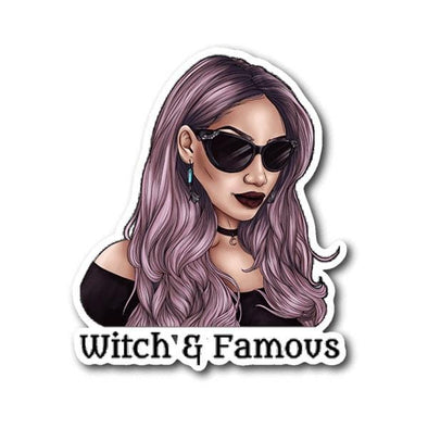 teelaunch Stickers Sticker Witch and Famous Sticker