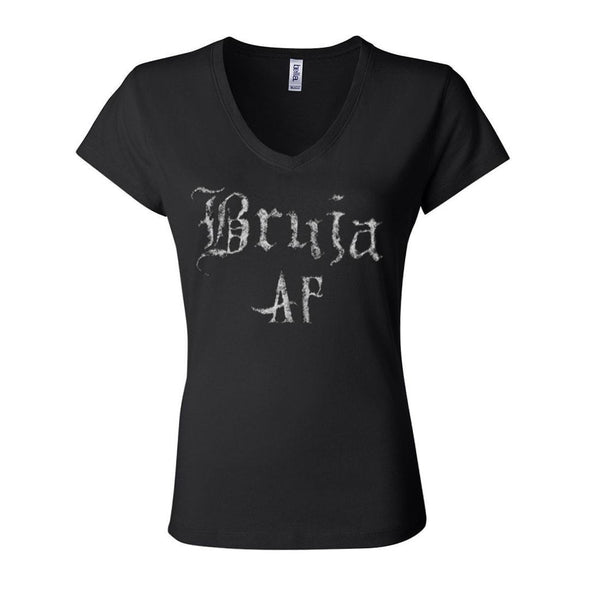 teelaunch T-shirt Bella Womens V-Neck / Black / S Bruja AF Fitted Womens V-Neck