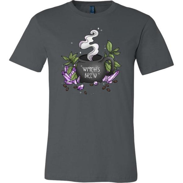 teelaunch T-shirt Canvas Mens Shirt / Asphalt / S Witch's Brew Unisex T-Shirt