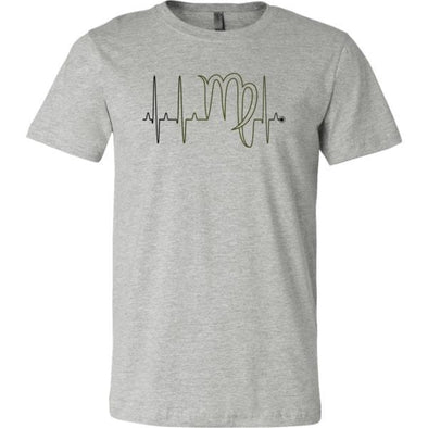 teelaunch T-shirt Canvas Mens Shirt / Athletic Heather / S Virgo - Zodiac Arrest Unisex T-Shirt