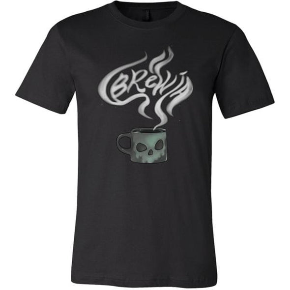 teelaunch T-shirt Canvas Mens Shirt / Black / S Brewja Unisex T-Shirt