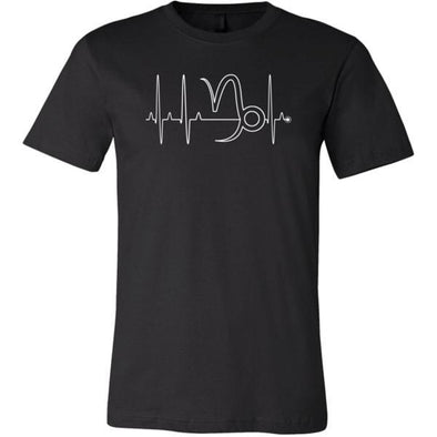 teelaunch T-shirt Canvas Mens Shirt / Black / S Capricorn - Zodiac Arrest Unisex T-Shirt
