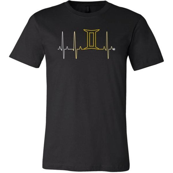 teelaunch T-shirt Canvas Mens Shirt / Black / S Gemini - Zodiac Arrest Unisex T-Shirt