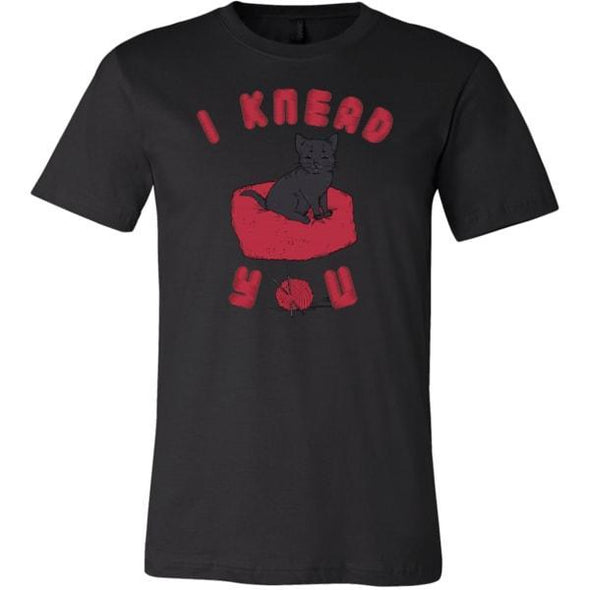 teelaunch T-shirt Canvas Mens Shirt / Black / S I Knead You Unisex T-Shirt