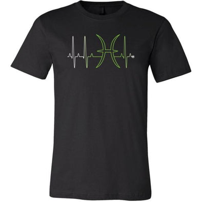 teelaunch T-shirt Canvas Mens Shirt / Black / S Pisces - Zodiac Arrest Unisex T-Shirt