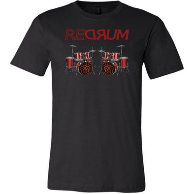 teelaunch T-shirt Canvas Mens Shirt / Black / S REDRUM Unisex T-Shirt