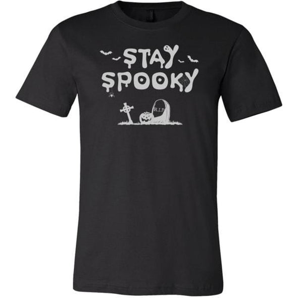 teelaunch T-shirt Canvas Mens Shirt / Black / S Stay Spooky Unisex T-Shirt