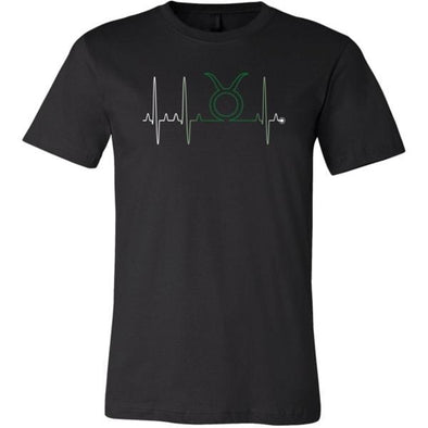 teelaunch T-shirt Canvas Mens Shirt / Black / S Taurus - Zodiac Arrest Unisex T-Shirt