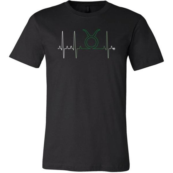 teelaunch T-shirt Canvas Mens Shirt / Black / S Taurus - Zodiac Arrest Unisex T-Shirt