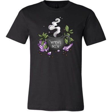 teelaunch T-shirt Canvas Mens Shirt / Black / S Witch's Brew Unisex T-Shirt