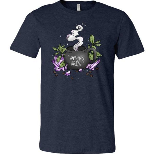 teelaunch T-shirt Canvas Mens Shirt / Heather Navy / S Witch's Brew Unisex T-Shirt