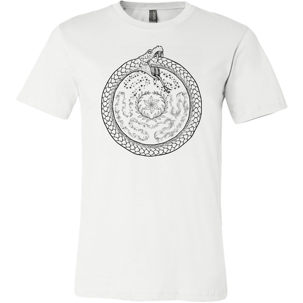 teelaunch T-shirt Canvas Mens Shirt / White / S Hecate's Wheel Unisex T-Shirt