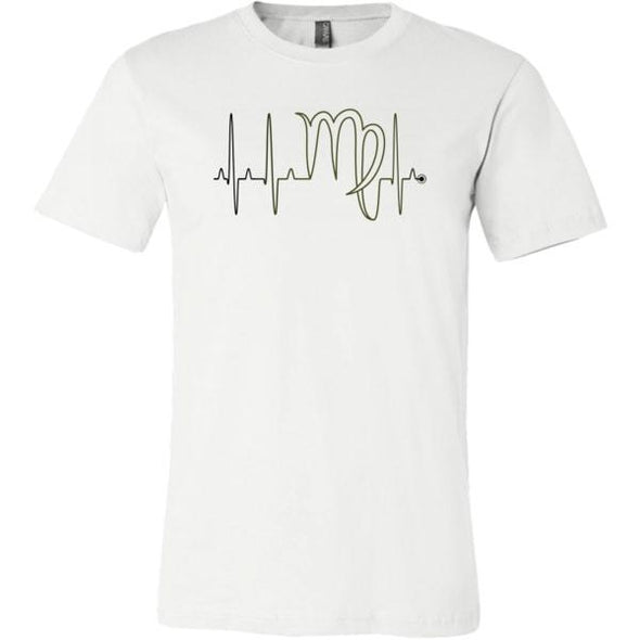 teelaunch T-shirt Canvas Mens Shirt / White / S Virgo - Zodiac Arrest Unisex T-Shirt