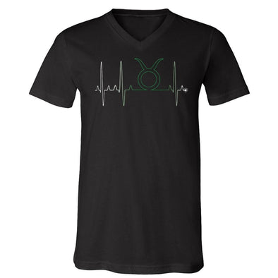 teelaunch T-shirt Canvas Mens V-Neck / Black / S Taurus - Zodiac Arrest Unisex V-Neck