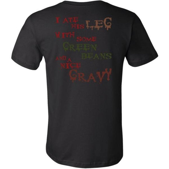 teelaunch T-shirt Canvas Mens V-Neck / Black / S Thanksgrieving Unisex V-Neck