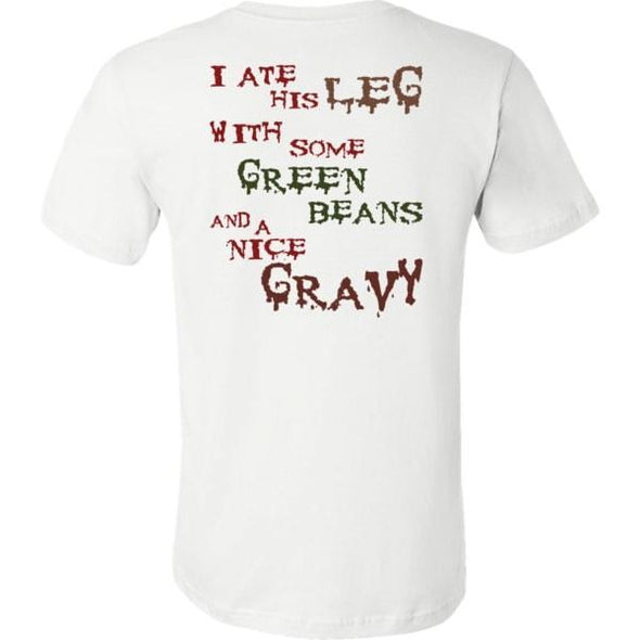 teelaunch T-shirt Canvas Mens V-Neck / Black / S Thanksgrieving Unisex V-Neck
