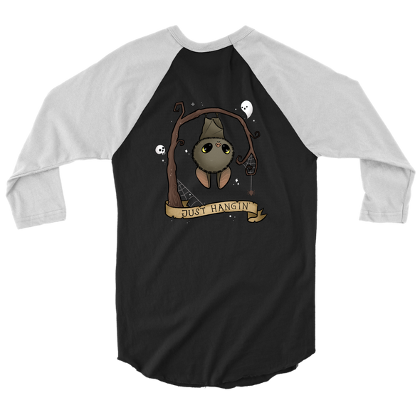 teelaunch T-shirt Canvas Unisex 3/4 Raglan / Black/White / S Sample Raglan Order