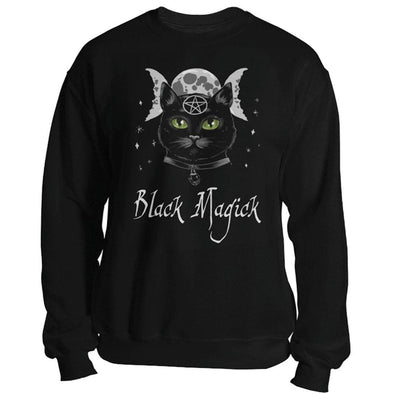 teelaunch T-shirt Crewneck Sweatshirt / Black / S Black Magick Unisex Sweatshirt