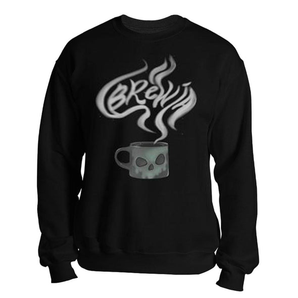 teelaunch T-shirt Crewneck Sweatshirt / Black / S Brewja Unisex Sweatshirt