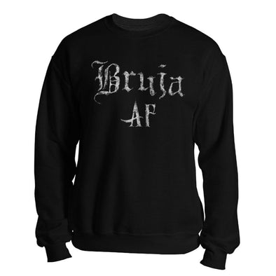 teelaunch T-shirt Crewneck Sweatshirt / Black / S Bruja AF Unisex Sweatshirt